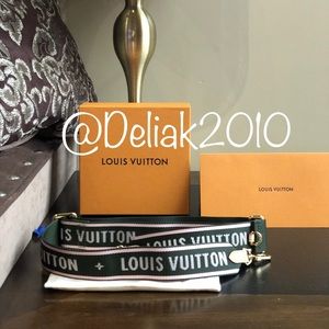 SOLD Louis Vuitton Khaki Rose Multi Pochette Strap